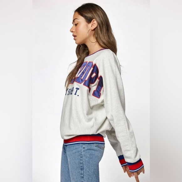 Superdry Game Day College Sweatshirt Size XS Oversized - Picture 3 of 12